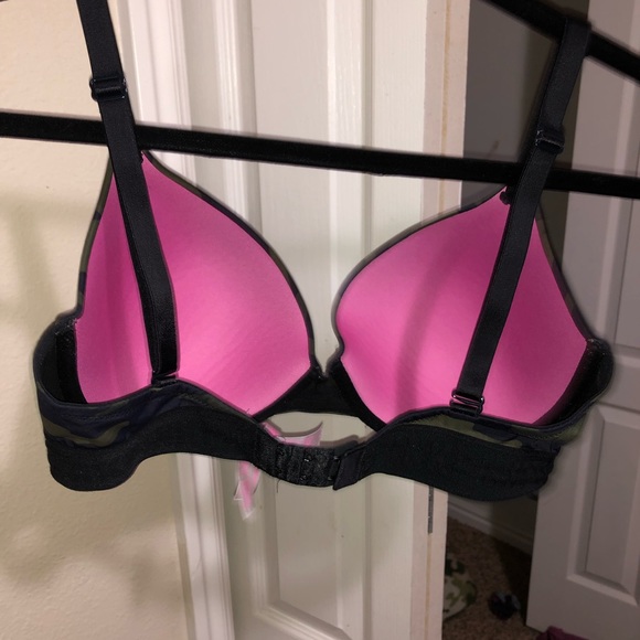 camo lightly lined t-shirt bra. - Picture 2 of 8